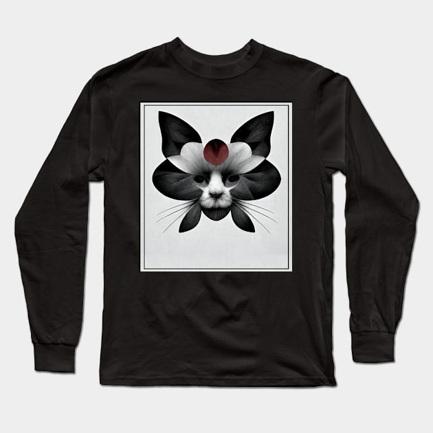 Blooming Cat Series Long Sleeve T-Shirt by JulenDesign